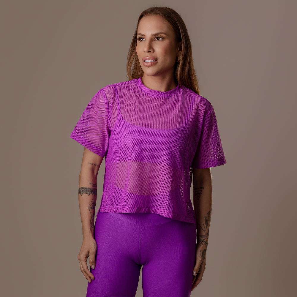 Cropped M.L Babi Fucsia