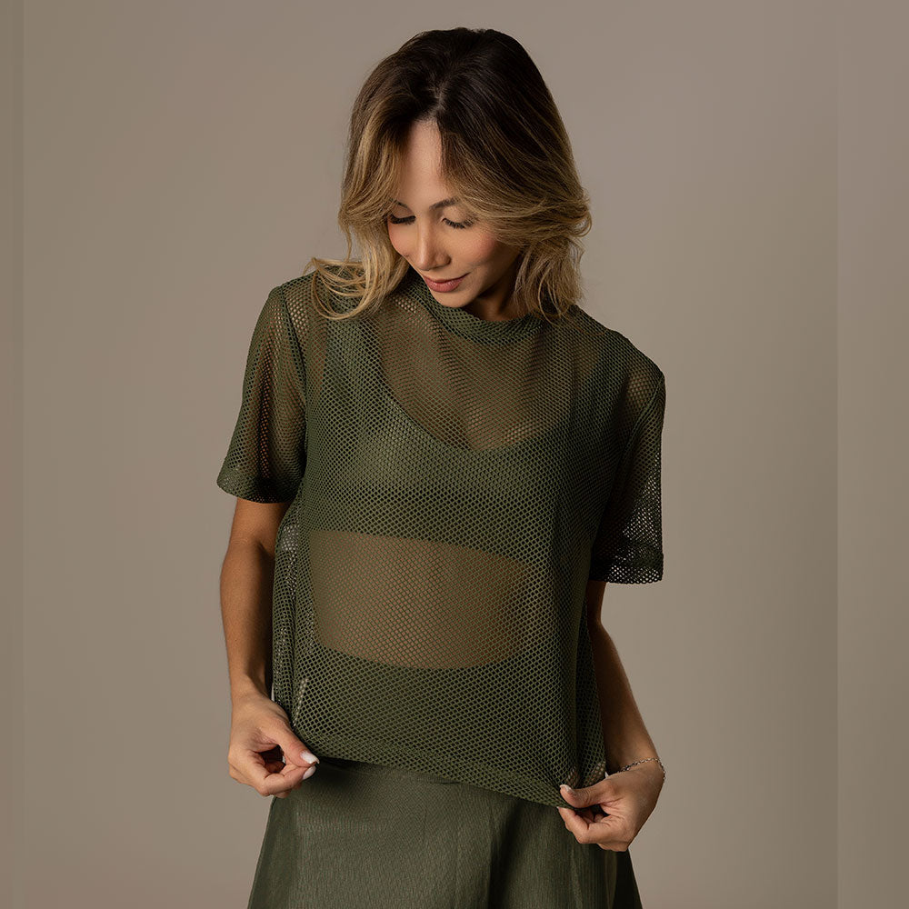 Cropped Luana Croco