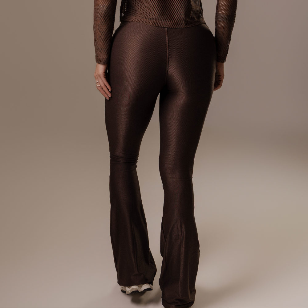 Calça Flare Nívea Coffee
