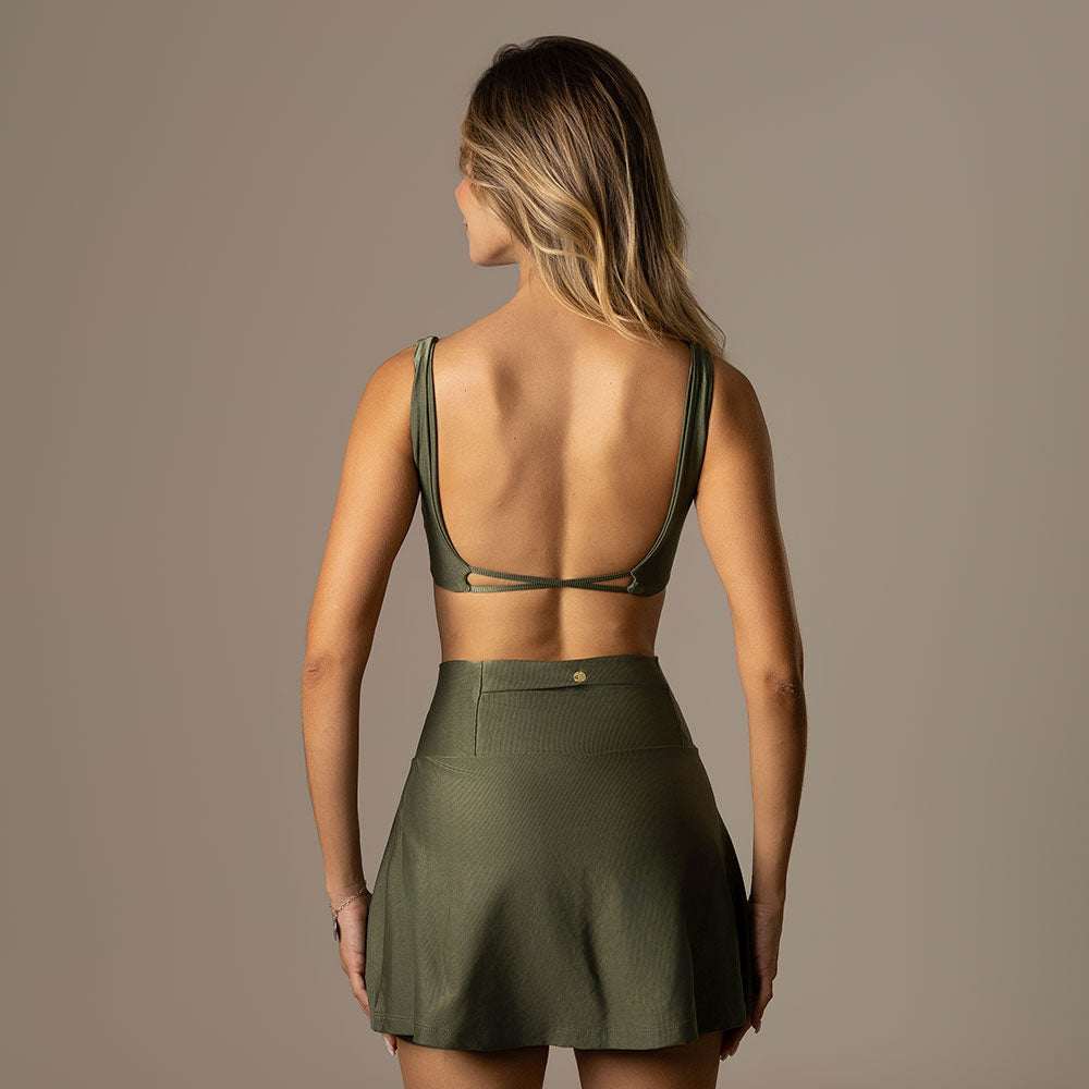 Short Saia Mayra Croco