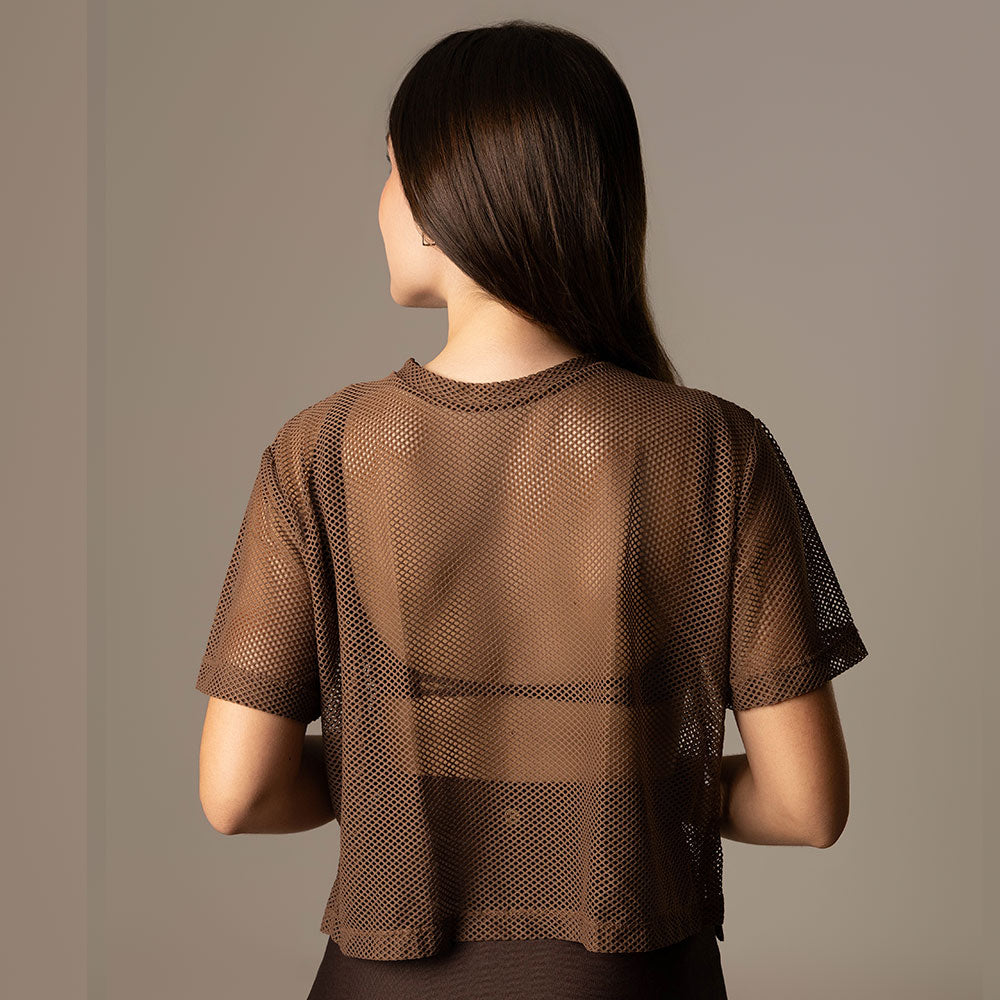 Cropped Luana Coffee