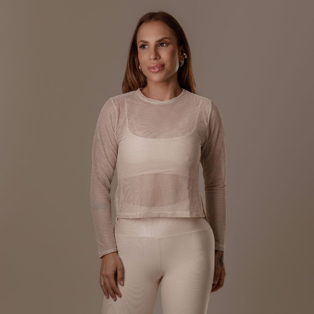 Cropped M.L Babi Off White