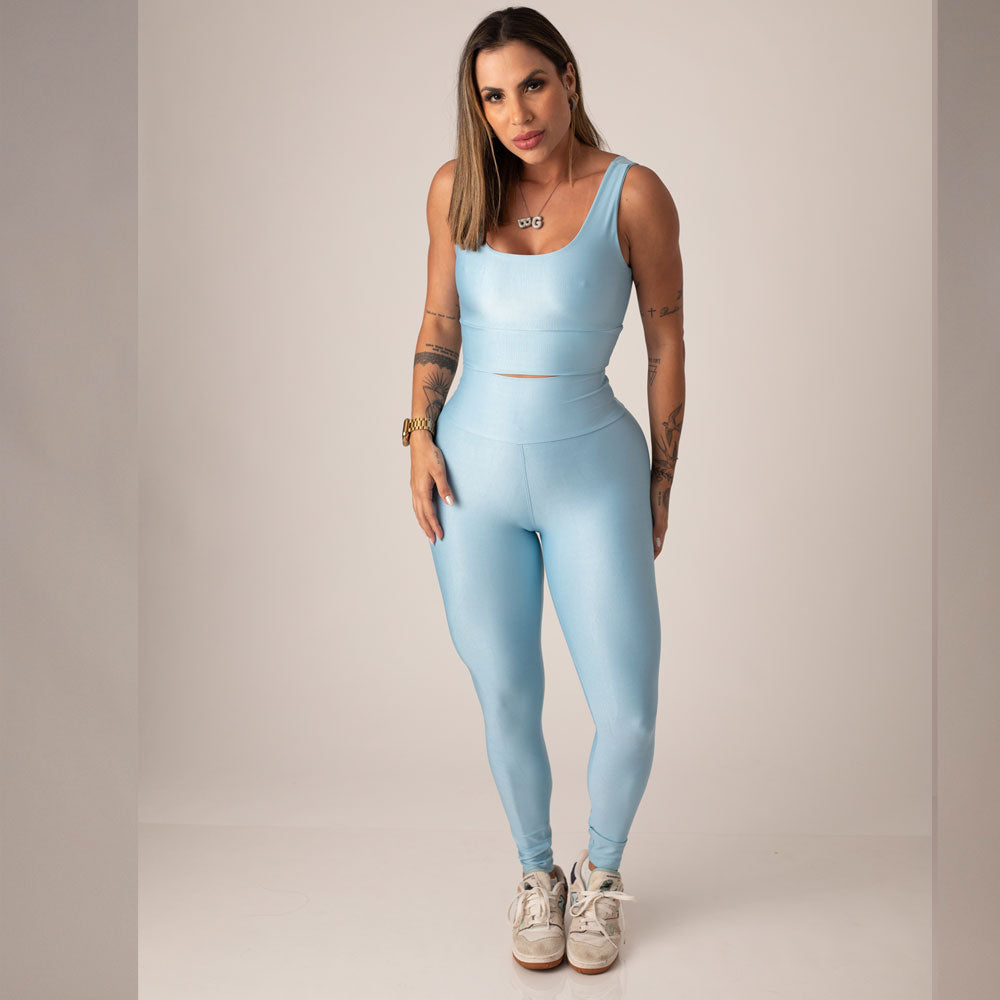 Calça Legging Marcela Azul Sky