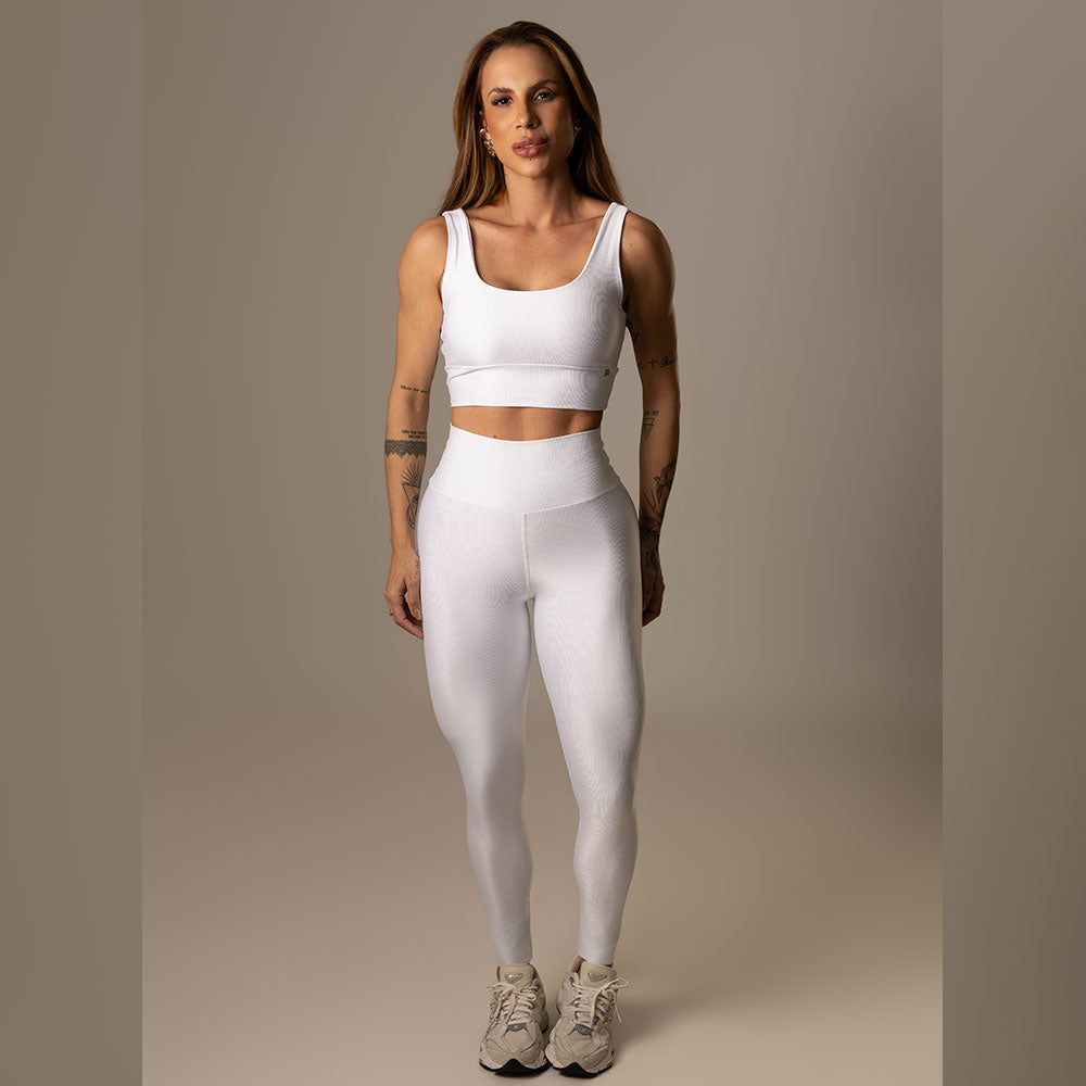 Calça Legging Marcela Branco